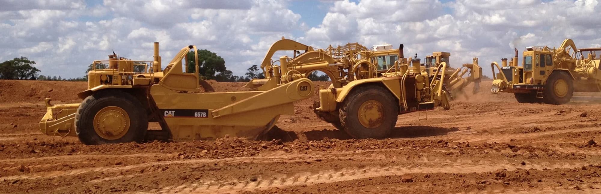 CAT equipment in a jobsite